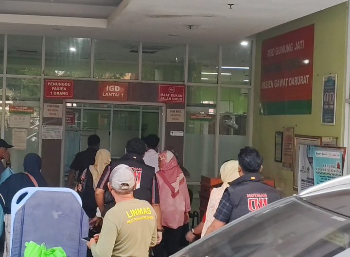 Korban Penganiayaan Polisi di Brebes Dirawat di Rumah Sakit Gunung Jati (Foto : Darfan)
