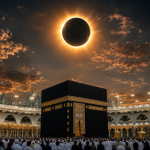 Gerhana Matahari Total 2 Agustus 2026, Ka'bah di Mekah Akan Gelap Gulita (Sumber Foto : Chat GPT)