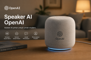 Ilustrasi Speaker AI buatan OpenAI (Sumber Foto : Chat GPT)