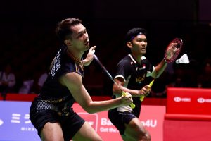 Fajar/Fikri Mulus ke Perempatfinal (Sumber Foto : pbsi.id)