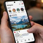 Ilustrasi Aplikasi Instgram. (Sumber Foto : Gemini AI)