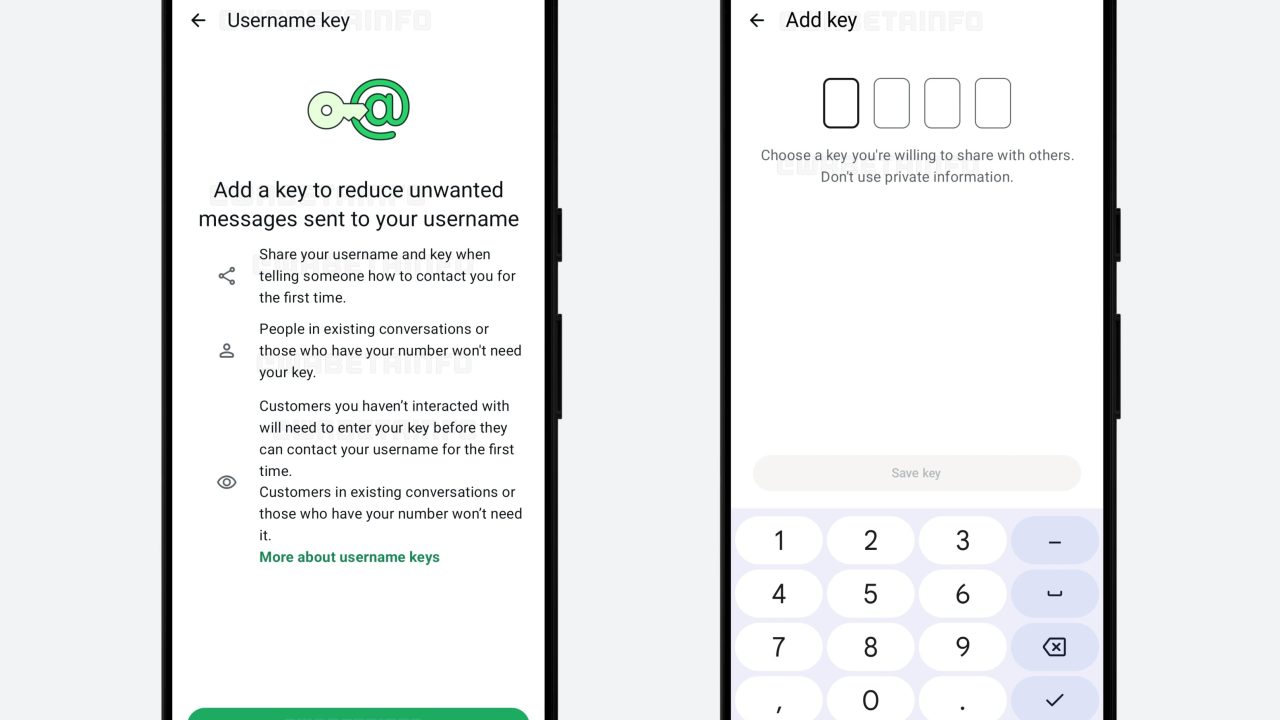 Username key whatsapp (Tangkapan Layar)