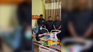 Kondisi korban Kasus penyiraman dan dugaan penyiksaan berangsur membaik (Foto : Darfan)