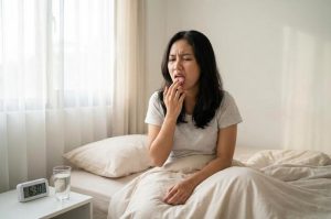 Ilustrasi Bangun Tidur dengan Mulut Pahit (Tangkapan Layar)