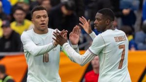 Mbappe membutuhkan dua gol lagi untuk menjadi pencetak gol terbanyak timnas pria Prancis. (Foto : Getty Images)