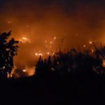 Kebakaran TPSA Ciniru Meluas, Tiga Hektare Lahan Terbakar, Petugas Terus Berupaya Memadamkan Api (Foto : Darfan)