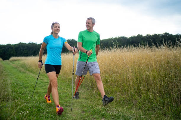 Ilustrasi Nordic Walking (Sumber Foto : iStock)