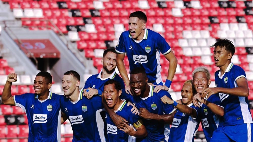 Para pemain Persib Bandung merayakan gol ke gawang Persija Jakarta pada laga Piala Presiden 2026 (c) Dok. Persib