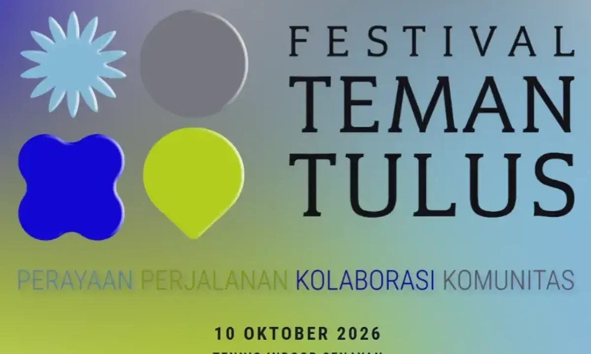 Festival Teman Tulus bakal digelar di Jakarta pada Oktober 2026 mendatang (festivaltemantulus.com)