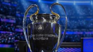 Trofi Liga Champions. (Sumber: AP Photo/Gregorio Borgia)