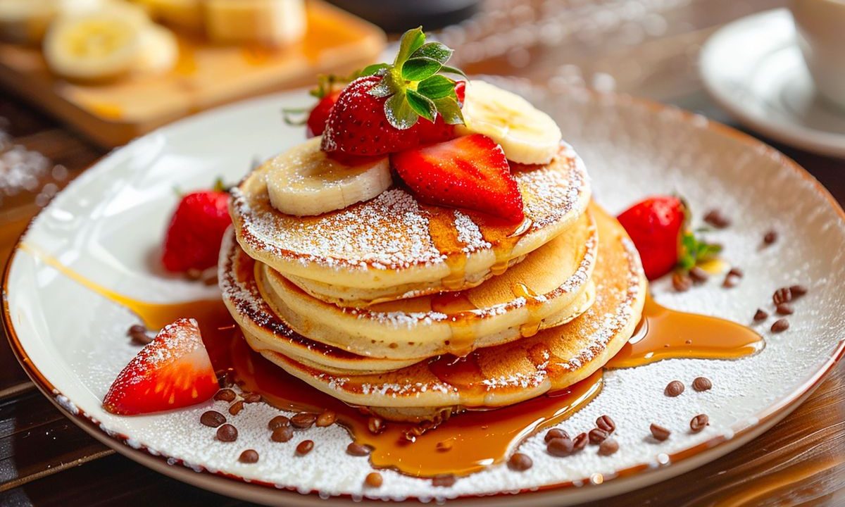 Ilustrasi pancake.(canva.com)