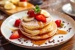 Ilustrasi pancake.(canva.com)