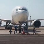 2 Pesawat Garuda Dialihkan ke Bandara Kertajati Imbas Abu Vulkanik di Soetta (Foto : Darfan)