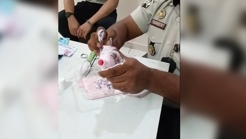 Rutan Cirebon Gagalkan Penyelundupan Sabu dan Obat Keras, Hendak Diedarkan di Dalam Rutan (Foto : Darfan)