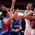 Timnas Basket Putri Indonesia menang dramatis atas Thailand di Asian Games 2026. (REUTERS/Edgar Su)