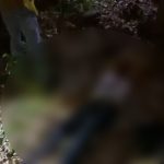 Sesosok mayat laki-laki dengan kondisi mengenaskan ditemukan di kawasan Taman Nasional Gunung Ciremai, Desa Padabeunghar, Kecamatan Pasawahan, Kabupaten Kuningan (Foto : Darfan)
