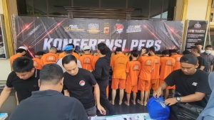 Polres Ciko Sita 24.100 Butir Obat Keras dan 101 Gram Sabu, 15 Tersangka Ditangkap