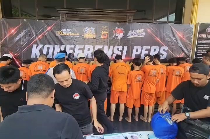 Polres Ciko Sita 24.100 Butir Obat Keras dan 101 Gram Sabu, 15 Tersangka Ditangkap