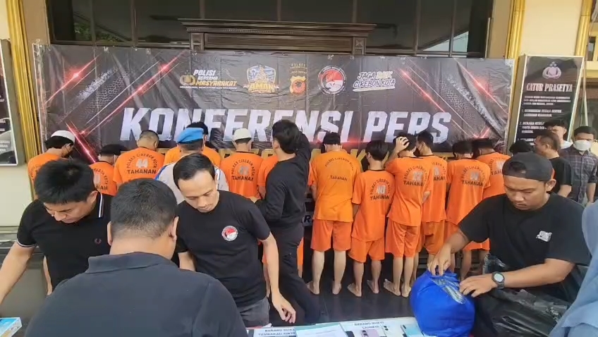 Polres Ciko Sita 24.100 Butir Obat Keras dan 101 Gram Sabu, 15 Tersangka Ditangkap