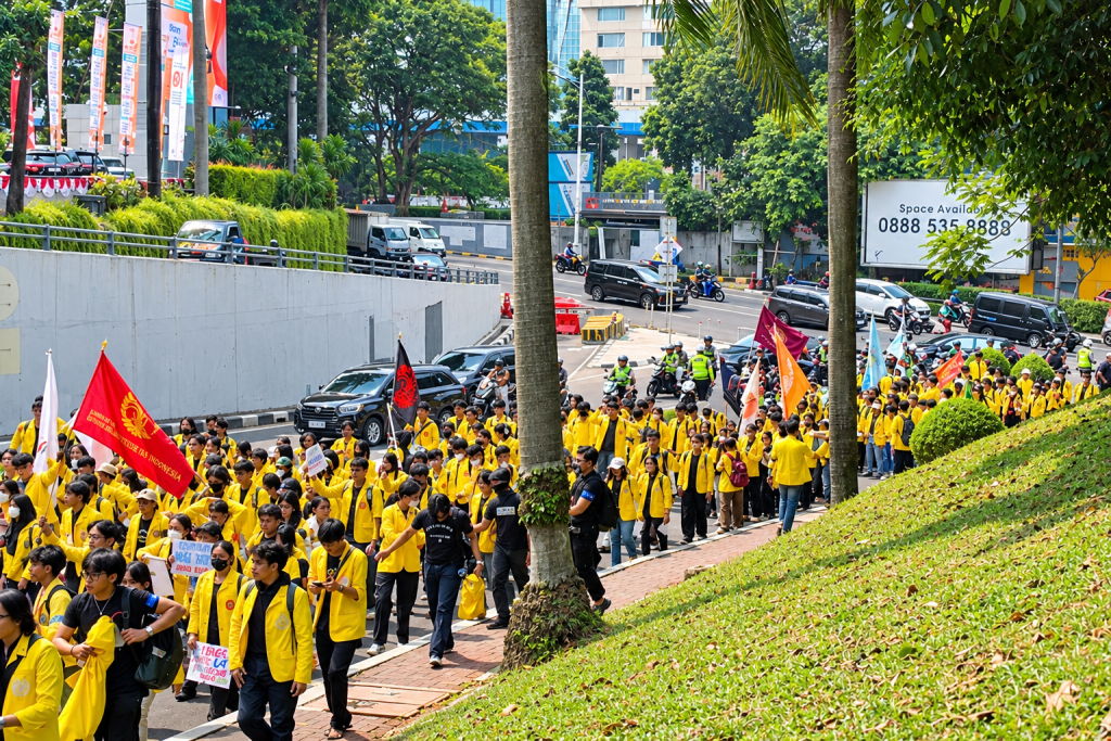 Demo BEM UI 28 Oktober 2026 ( sumber : Kompas.com