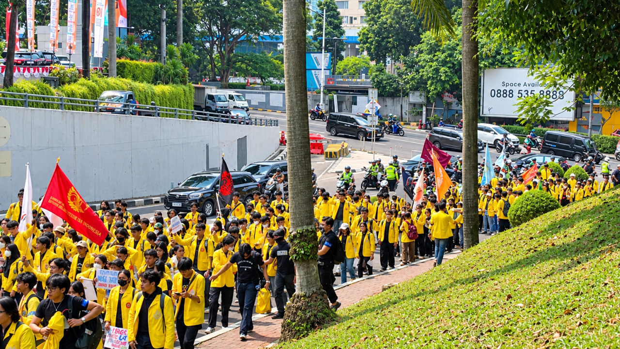 Demo BEM UI 28 Oktober 2026 ( sumber : Kompas.com